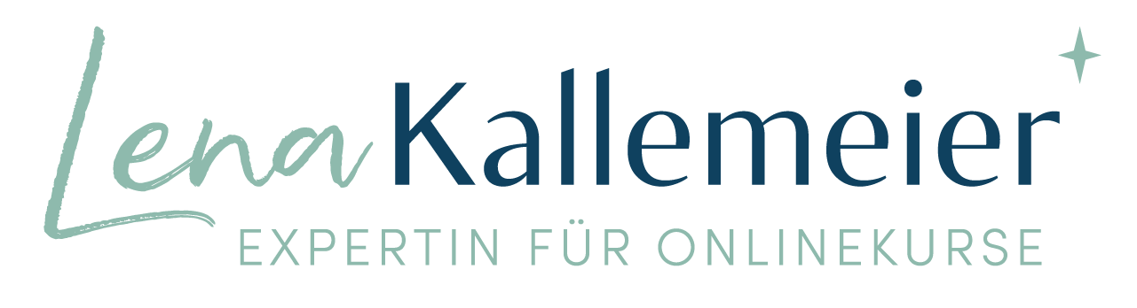 Logo von Lena Kallemeier Expertin für Onlinekurse, Onlinekurserstellung, Beratung
